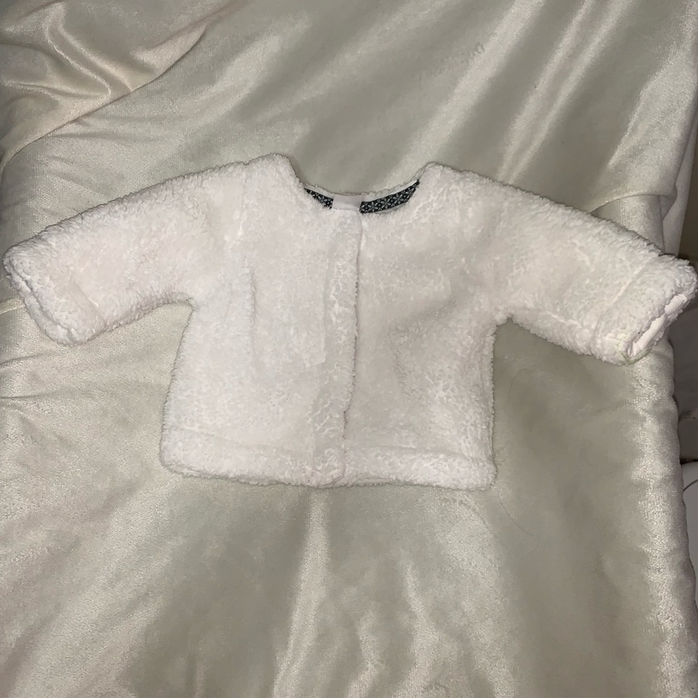 Baby girl white sweater